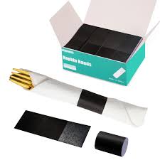 BLACK SELF-ADHERING PAPER NAPKIN BAND (2,000/BOX)