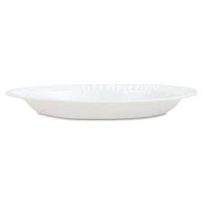 DART CONCORDE FOAM PLATE, 6" DIA, WHITE (1,000/CS)