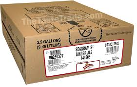 BIB / SEAGRAM'S GINGERALE / 2.5 GALLON (EACH)