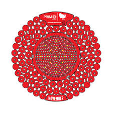 PRIMO URINAL SCREEN / NOVEMBER=RED (EACH)