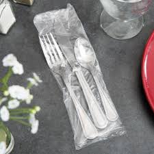 PLASTIC SILVERWARE BAGS / 3.5 X 10 (2,000/CS)