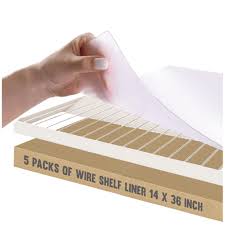 SHELF LINER / CLEAR PVC / 14" X 36" (EACH)