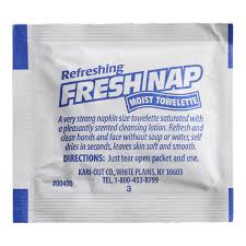 WET NAP / MOIST TOWELETTE / 5 X 7  (1,000/CASE)