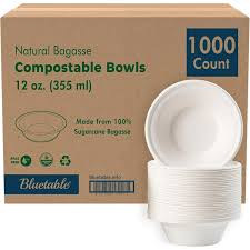 12 OZ BAGASSE BLEND BOWL / 1,000 PER CASE