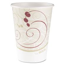12 OZ PAPER HOT CUP / SYMPHONY  DESIGN (20/50/1,000)