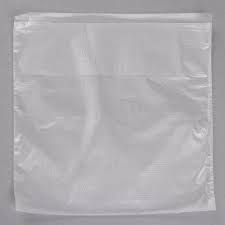 7 1/2" X 7 1/2" UNPRINTED PLASTIC DELI SADDLE BAG WITH