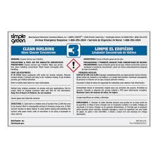 LABEL / GLASS CLEANER / 10 PER PACK (EACH)
