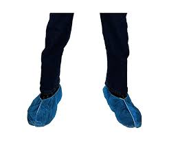 SHOE COVER / BLUE / NON-SKID BOTTOM / LARGE (400/CS)