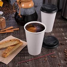 16 OZ PAPER HOT CUP / WHITE (20/50/1,000) (BHC)