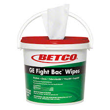 BETCO GE FIGHT BAC / DISINFECTING WIPES (500/BUCKET