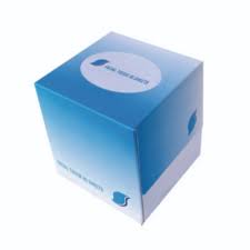 CUBE FACIAL TISSUE CUBE BOX, 2-PLY, WHITE, 85 SHEETS/BOX,