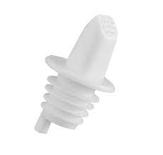 PLASTIC POURERS WITH SANITARY SCREEN WHITE
