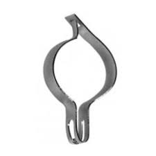METAL SPLIT 'B' RING-CHROME 100 PER BOX