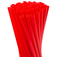RED FAT STRAW 6', BOX OF 500 PIECES