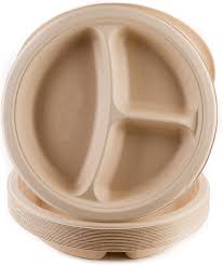 10" BIO PLATE / 3 COMP / 500 PER CASE [CASE]