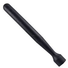 MUDDLER-BLACK PLASTIC- FLAT HEAD