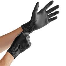 NITRILE GLOVE / SMALL / BLACK  / HD / EMPRESS [10/100/1,000]
