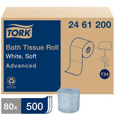 TORK ADVANCED BATH TISSUE / 500SHT/ROLL / 80 PER CAS [SBT]