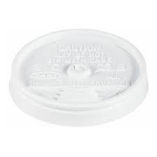 8UL / SIP THRU LIDS, FITS 6-10 OZ CUPS, WHITE (10/100/1,000)
