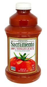 SACRAMENTO TOMATO JUICE / 46 OZ PLASTIC BOTTLE / 8 PER