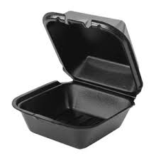 6 X 6 / BLACK FOAM HINGED TRAY (500/CS)
