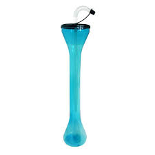 PARTY YARD / 24 0Z / WITH BLAC K LID & STRAW / BLUE (EACH)
