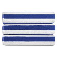 CABANA POOL TOWEL / BLUE STRIPE / 30 X 60 / 9.00 LBS