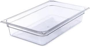 FULL SIZE / CLEAR / POLYCARBONATE FOOD PAN / 4"