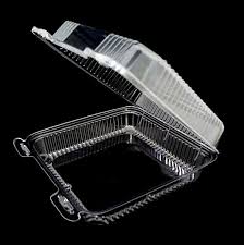 9 X 9.5 / 1 CMPMT / CLEAR PLASTIC HINGED TRAY (200/CS)