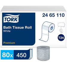 TORK ADVANCED BATH TISSUE / 450SHT/ROLL / 80 PER CAS [SBT]