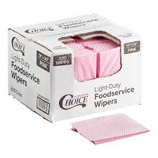 13 X 20 / PINK FOOD SERVICE WIPE  (200/CS) (CHICOPEE CHIX)