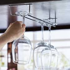 GLASS HANGERS CHROME PLATED 16"