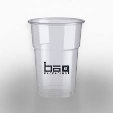 16 OZ PET CUP WITH TILTED BARRELL / BAR 23FIFTY LOGO