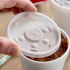 12SL / TRANSLUCENT STRAW SLOT  LID (10/100/1,000)