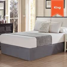 CHENILLE BED SCARF / QUEEN / CASTLE ROCK GREY / 26 X 94