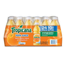 *TROPICANA ORANGE JUICE -  10 OZ BOTTLE / 24 PER CASE (CASE)