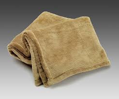 MICRO FLEECE BLANKET / KING /  TAN / 108 X 90 (EACH)
