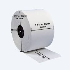 CARBONLESS / BOND ROLLS. 44MM X 150', 16#, 100/CS 7/16" CORE