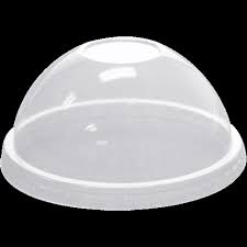 8/12 OZ CLEAR ROUND DOME LIF WITH NO HOLE (1,000/CS)