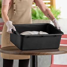 BUS TUB / BLACK  / 20 X 15 X 7 (EACH)