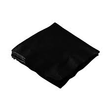 EIGHTH FOLD DINNER NAPKIN / BLACK / 2-PLY / 15 X 17 /