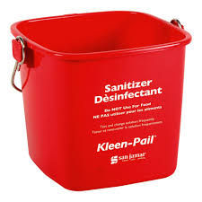 KLEEN SANITIZING PAIL RED 3QT