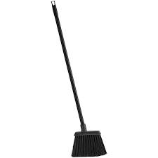 DUO-SWEEP 7 1/2" LOBBY BROOM WITH BLACK UNFLAGGED BRISTLES