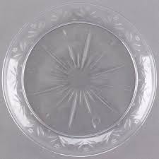 CRYSTAL 6" CLEAR PLASTIC PLATE / 240 PER CASE (CASE)
