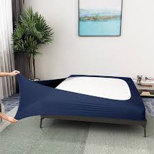 60 X 80 QUEEN BOX SPRING COVER*** POISED NAVY ***
