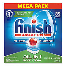 FINISH POWERBALL DISHWASHER TA BS, FRESH SCENT, 85/BOX (4/CS)