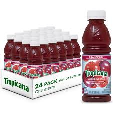 *TROPICANA CRANBERRY JUICE -  10 OZ BOTTLE / 24 PER CASE