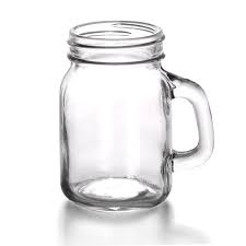 4.5 OZ BARCONIC MASON JAR WITH  HANDLE (48/CASE)
