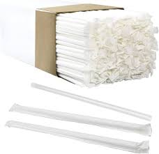 6" CLEAR FAT STRAWS (25/300/7, 500)