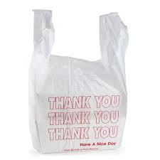 THANK YOU BAG / 1/6 SIZE / PLASTIC (1,000/CS) [TYB]